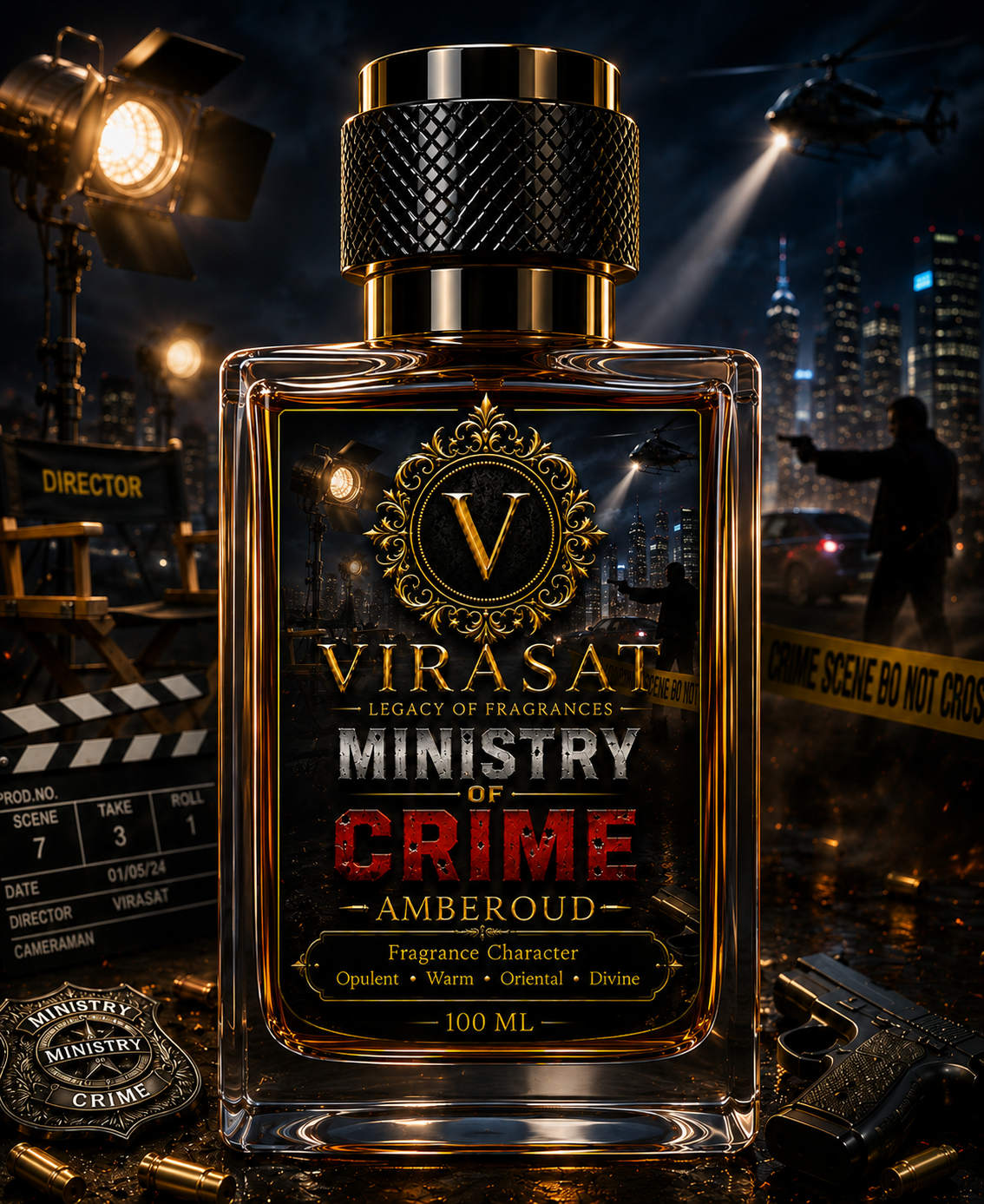 Ministry Of Crime Amber Oud Eau de Parfum 100 ML